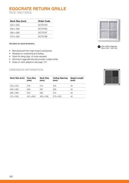 Ducting Catalogue - Plumbing Plus