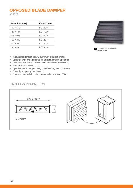 Ducting Catalogue - Plumbing Plus