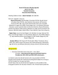 Board of Directors Meeting Agenda July 11‐12, 2011 Bucknell ...