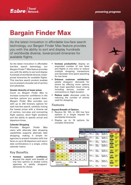 Bargain Finder Max