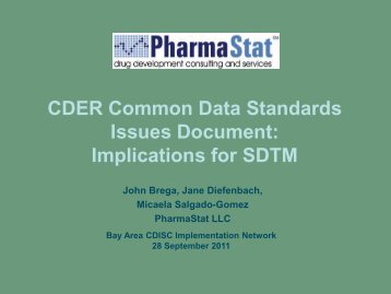 Implications for SDTM