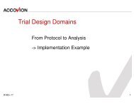 Trial Design Domains