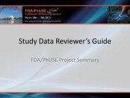 Study Data Reviewer’s Guide