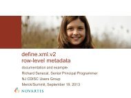define.xml.v2 row-level metadata