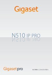 Manual Gigaset N510 IP PRO (1,3 MB) - gnTel