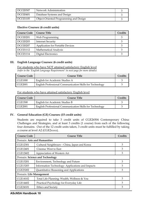 AScNSA Handbook 1 - Division of Applied Science and Technology ...