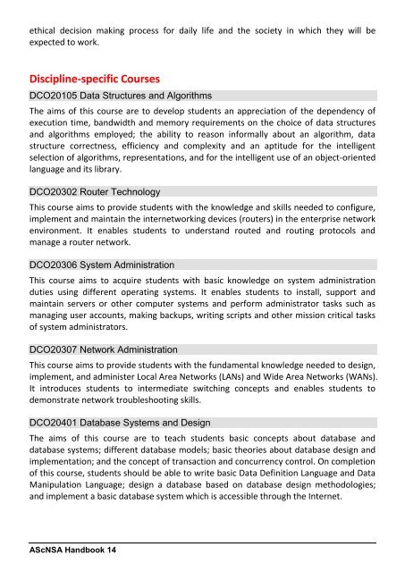 AScNSA Handbook 1 - Division of Applied Science and Technology ...