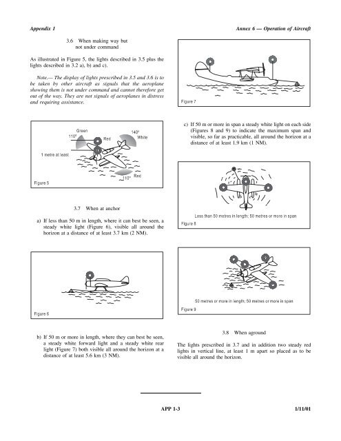 Operation of Aircraft