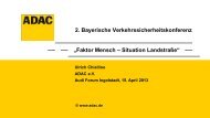 Faktor Mensch – Situation Landstraße - Bayern mobil - sicher ans Ziel