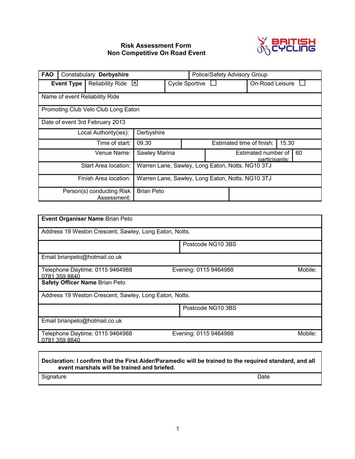 Attractive Welding Risk Assessment Template Collection 