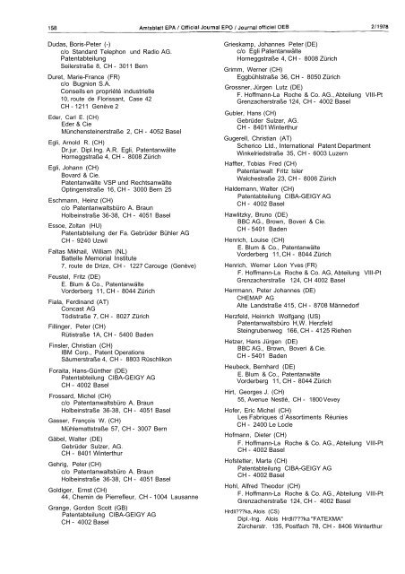 Amtsblatt des Europäischen Patentamts - European Patent Office