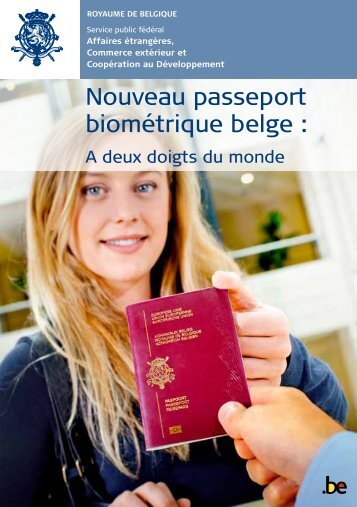 Nouveau passeport biométrique belge