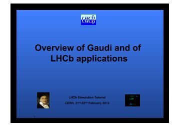 LHCb applications