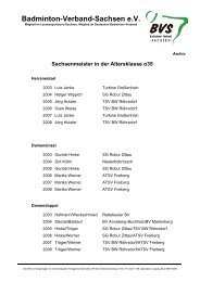 Sachsenmeister in der Altersklasse o35 - Badminton Verband ...