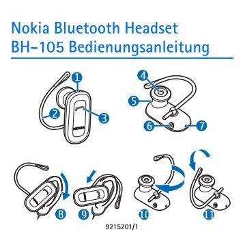 Nokia Bluetooth Headset BH-105 Bedienungsanleitung