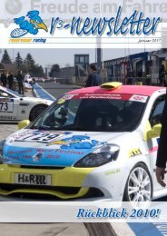 Januar 2011 - Roadrunner Racing