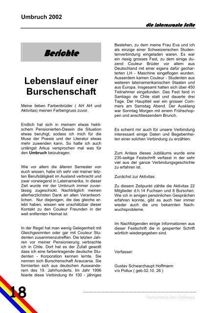 Umbruch 2002 - Techumania San Gallensis