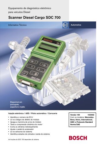 Scanner Diesel Cargo SDC 700