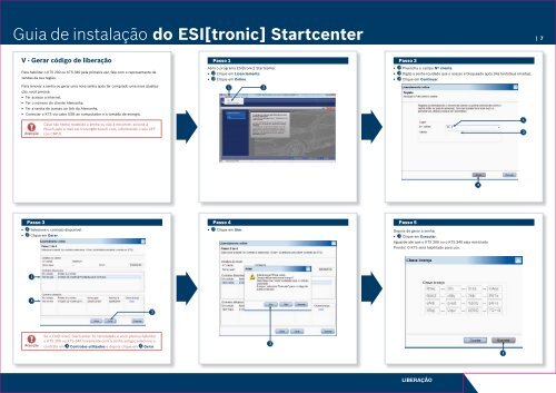 Guia de instalaÃ§Ã£o do ESI[tronic] Startcenter - Bosch