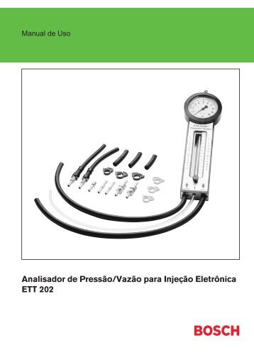Analisador de Pressão/Vazão para Injeção Eletrônica ETT 202
