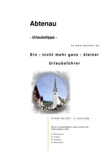 Wandern in Abtenau - uwendler.de