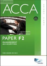 ACCA F2 - Management Accounting Study Text