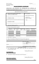 Application for Issuance of Certificate of Medium ... - University Forms