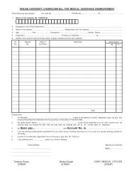 Medical Reimbursement Form [pdf] - University Forms - Panjab ...