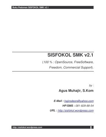 SISFOKOL SMK v2.1 - Free and Open Source Software