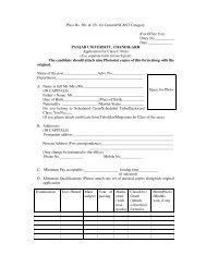 Price Rs. 50/- & 25/- for General/SC&ST Category ... - University Forms