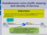 Kształtowanie ruchu (traffic shaping) QoS (Quality of Service)