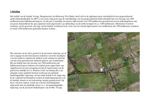 Landschappelijke inpassing nieuwbouw MTS Vroege te Dalen