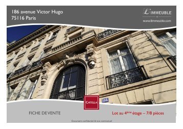 186 avenue Victor Hugo 75116 Paris - Limmeuble.com