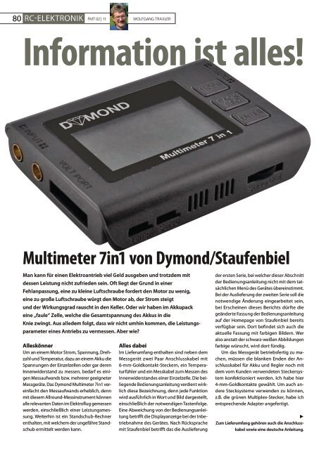 Multimeter 7in1 von Dymond/Staufenbiel