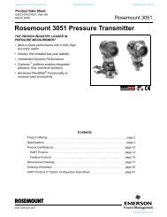 Rosemount 3051 Pressure Transmitter