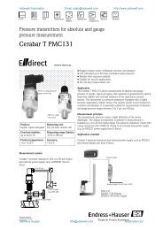 Cerabar T PMC131