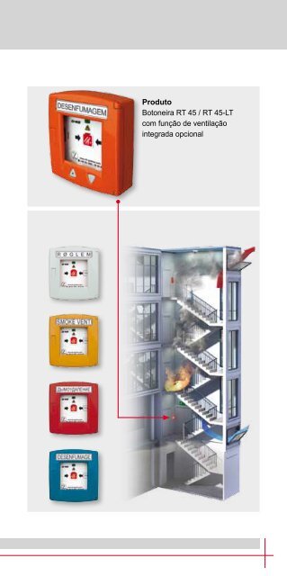 Botoneira de desenfumagem RT-45 - D+H Mechatronic