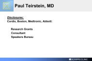 Paul Teirstein MD