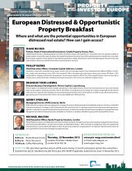 Event Info (PDF) - Property Investor Europe Magazine (PIE Mag)