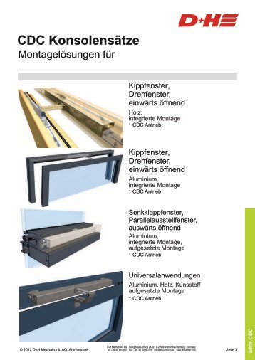 CDC Konsolensätze für - D+H Mechatronic