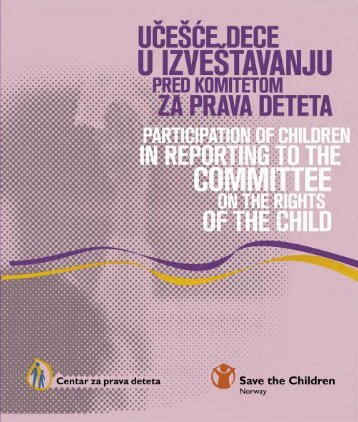 preuzmite pdf (6.35 MB) - Centar za prava deteta