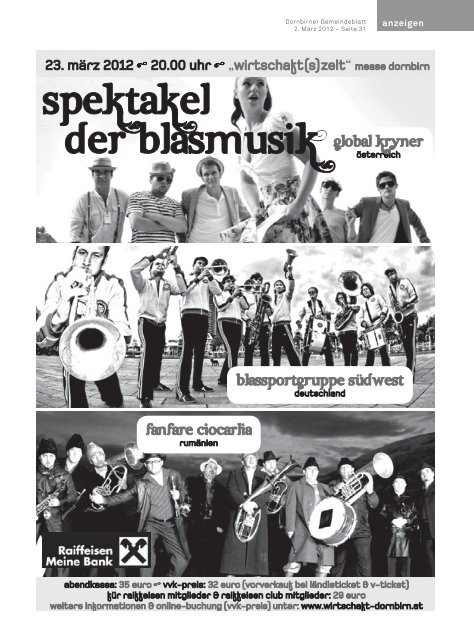 Dornbirner Gemeindeblatt KW 09 vom 02.03.2012