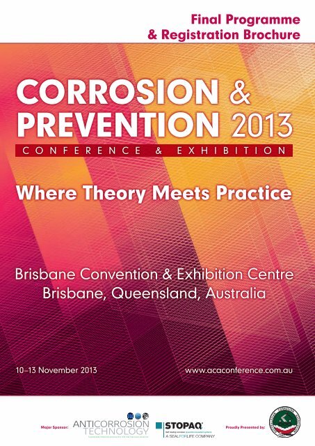 CORROSION & PREVENTION 2013