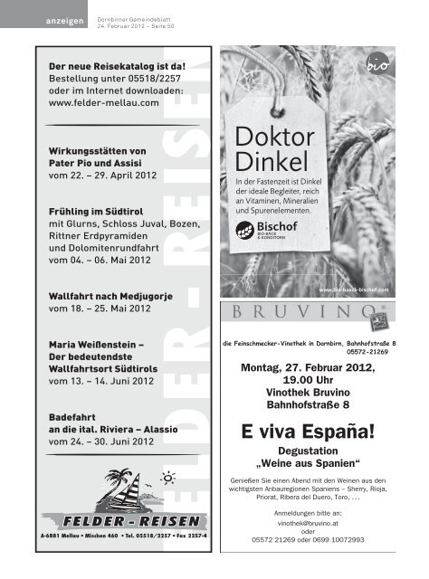 Dornbirner Gemeindeblatt KW 08 vom 25.02.2012