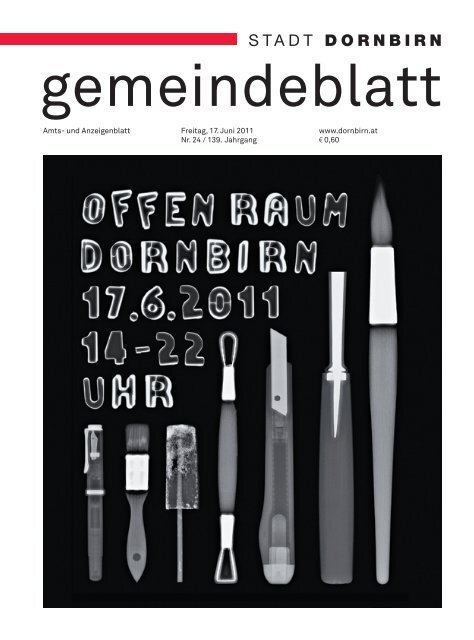 Dornbirner Gemeindeblatt KW 24 vom 17.06.2011