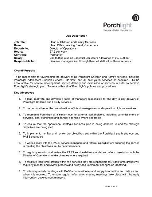 Head of operations jobs