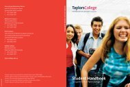 Download a copy of the Australian Pre-Arrival ... - Taylors College