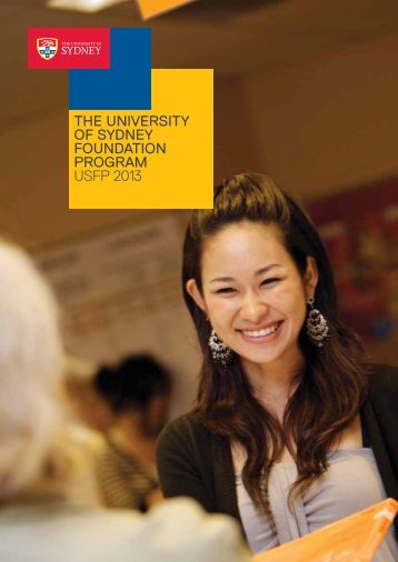 The University of Sydney Foundation Program USFP 2013