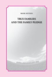 True Families and the Family Pledge