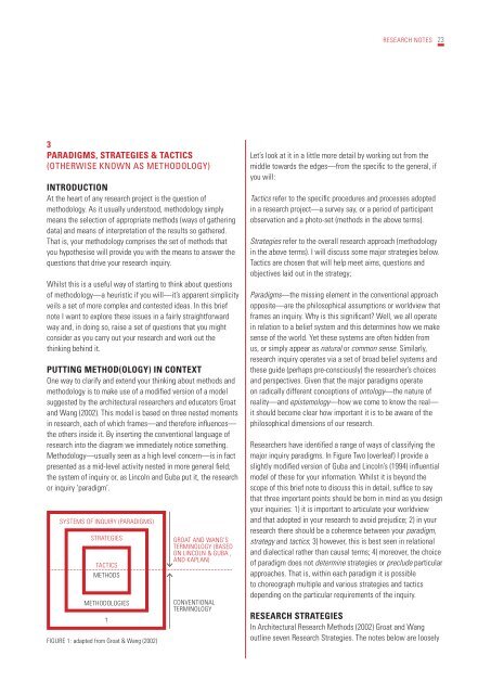 soa+d research manual - School of Architecture and Design, KMUTT